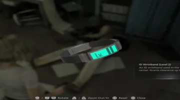 خطوات استخراج بطاقة Care Center Security Card Level 2 في Resident Evil Requiem